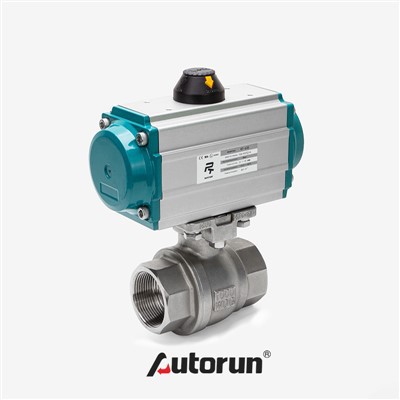 वायवीय दो टुकड़ा गेंद वाल्व